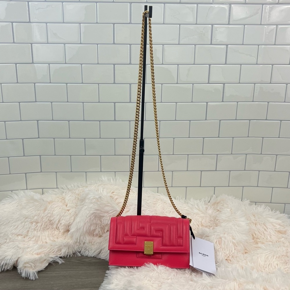 Pink 1945 Balmain Quilted Crossbody